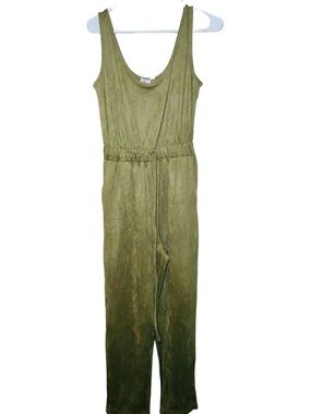 Sadie‎ & Sage Womens Sleeveless Beautiful Army Green Loose Spring Jumpsuit S